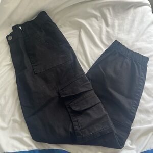 Black Cargo Pants